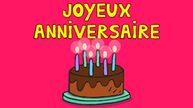 Gifs animés anniversaire